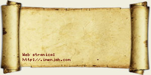 Mina Radaković vizit kartica